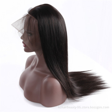 360 Lace Frontal Wig For Black Women Brazilian Straight Lace Front Human Hair Wig Pre Plucked With Baby Hair 150% Remy Lace Hair